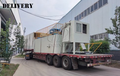 A set of waste PCB boards recycling and treatment equipment is on the way to Xinxiang, Henan Province, China